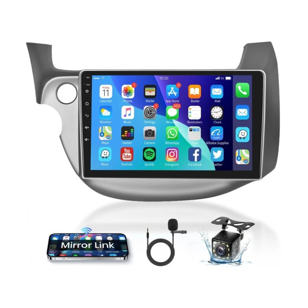 podofo for Honda Fit 2008-2013 Android Car Stereo Radio 10.1