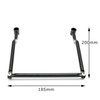 Nakira Motorcycle Side Bag Support Bracket, Left and Right Set,