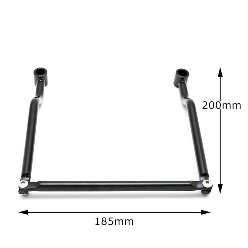 Nakira Motorcycle Side Bag Support Bracket, Left and Right Set,