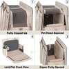 2-in-1 Stylish Dog Purse Carrier Soft-Sided Carriers Travel Tote Bag
