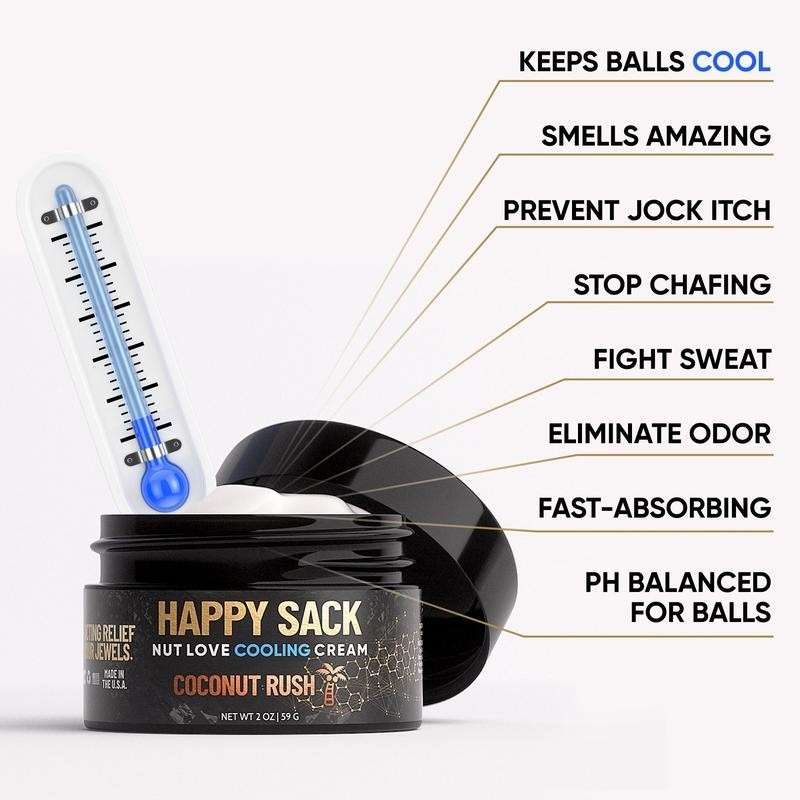 Happy Sack Nut Love Cooling Ball Cream:_Vanilla Donut