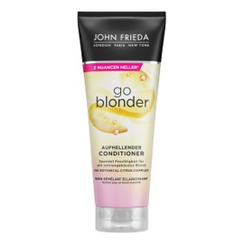 John Frieda Sheer Blonde Go Blonder Conditioner - 1 Pack (1 x 250 ml) - Brightening - with Citrus and Chamomile - Moisturises the Hair
