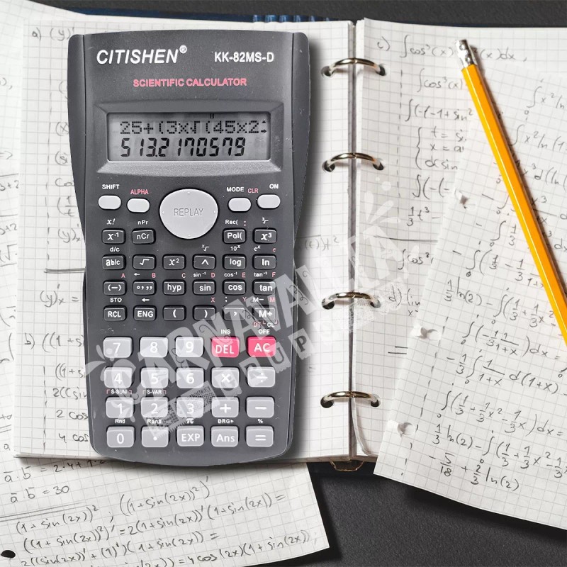 Grupo Carnavallia Calculadora Cientifica Escolar 240 Funciones 12 Digitos Pila