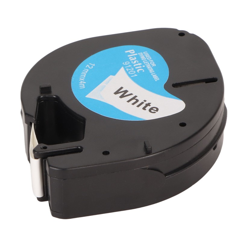 2Pcs Label Maker Tape 12mm Wide 13ft Long Waterproof Oil