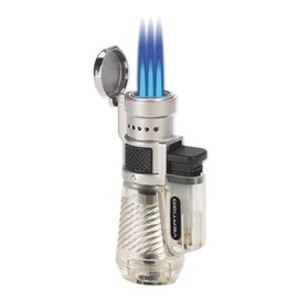 Vertigo by Lotus Cyclone Triple Torch Cigar Lighter Clear 1 Pack