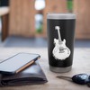 Electric Guitar Enthusiast Illustration Stainless Steel Insulated Tumbler