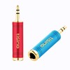 DISINO 3.5mm to 1/4 Adapter, Gold-Plated Pure Copper 1/8 inch