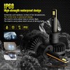 Easy Eagle LED Headlight Bulb, 60W 12000Lumens Extremely Bright Conversion