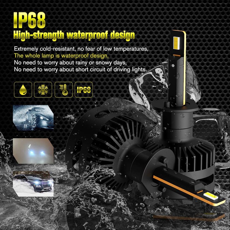 Easy Eagle LED Headlight Bulb, 60W 12000Lumens Extremely Bright Conversion