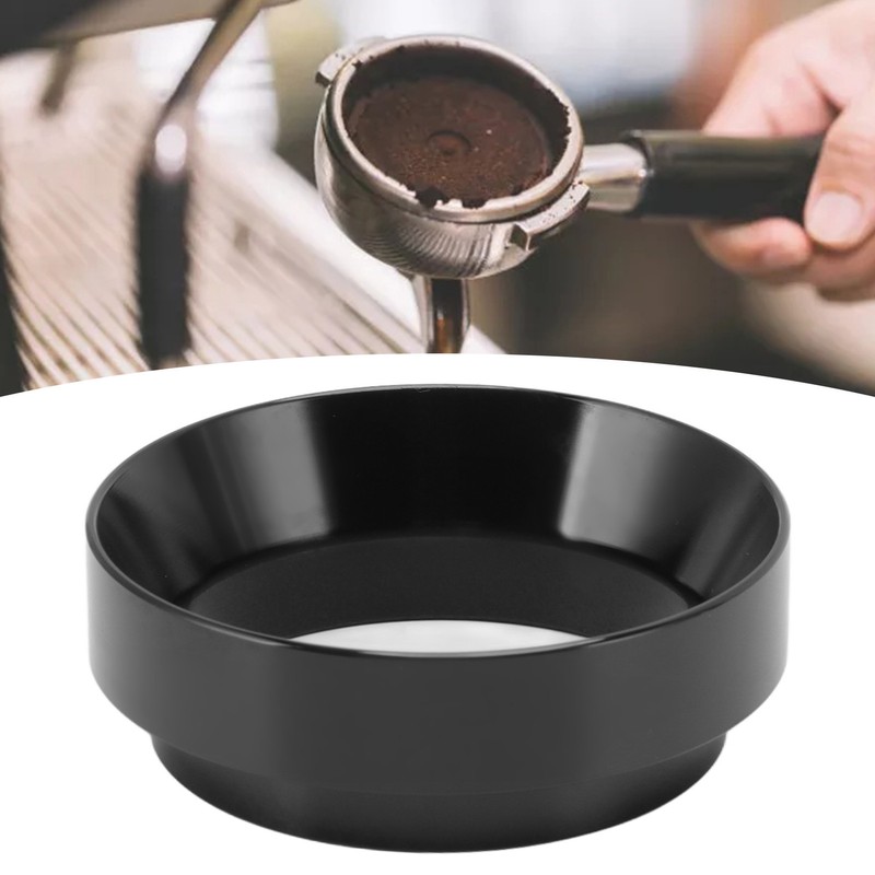53mm Coffee Dosing Funnel Aluminum Alloy Magnetic Coffee Powder Dosing