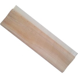 INTBUYING Screen Printing Squeegee Ink Squeegee Scraper 18 inches Long Wooden Widened Water Scraper 65 Durometer 5.2 inches Wide with Rubber Blade and Wood Handle