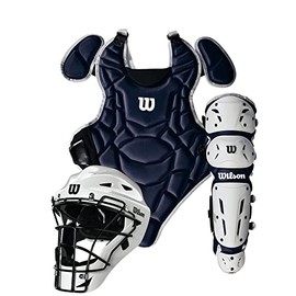 WILSON EvoShield EZ Gear 2.0 Catcher's Gear Kit - Navy, Small/Medium