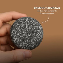 Superior Mane- Jabón negro para cabello gris (60 g) - Barra de champú inversa para hombres - Barra de champú para oscurecer el cabello - Gray Hai