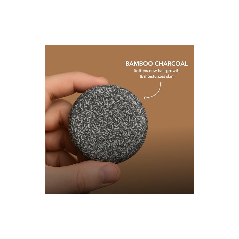 Superior Mane- Jabón negro para cabello gris (60 g) -