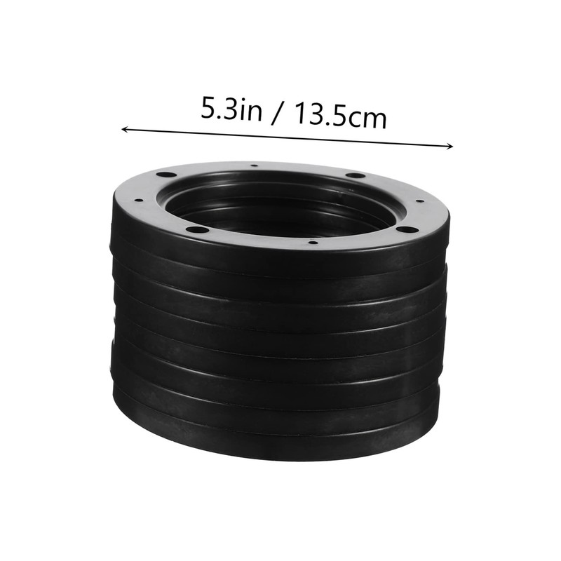 KONTONTY 4pairs Auto Speaker Spacer Adapter Rings Abs Speaker Washer