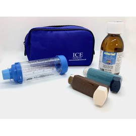 ICE Medical Inhaler Bag - Medium (Blue)