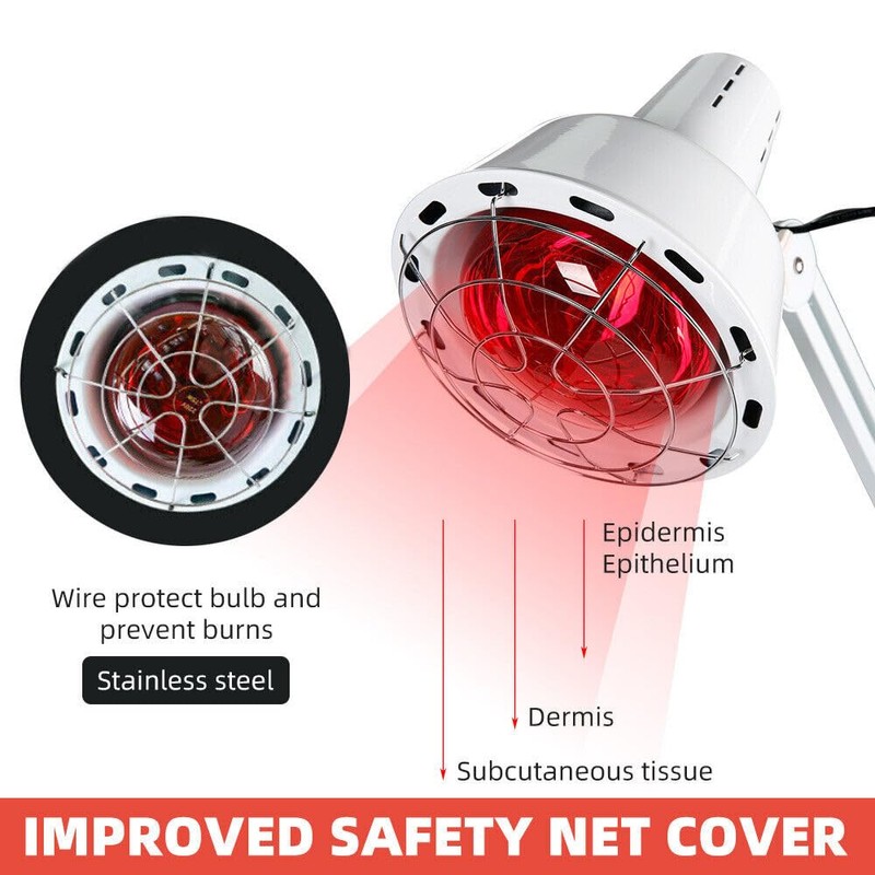Danyelbeuty Single Large Head Infrared Red Light Therapy Timer Heating