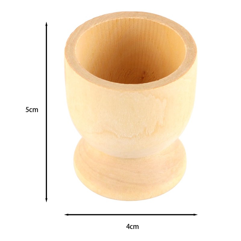 Nicear Set Of 6 Wooden Egg Cups Egg Cups For