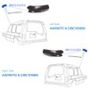 Front Roof Rain Drip Rail Finisher Left & Right Set