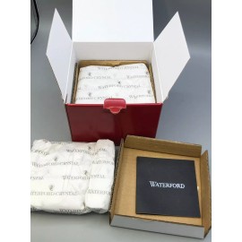 Waterford clear crystal set of 3 "Snowstar" Ornaments, New in Box