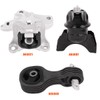 Set of 3 EMTMOUN Engine and Transmission Mount Kit Compatible