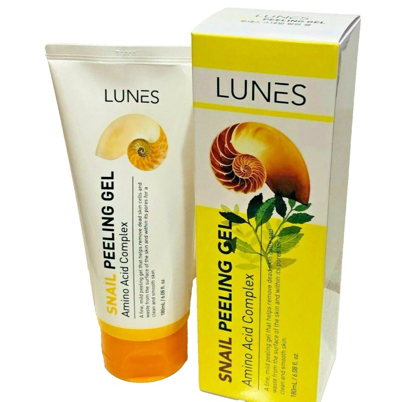 LUNES SNAIL PEELING GEL AMINO ACID COMPLEX HELPS REMOVE DEAD