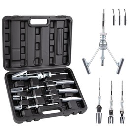 7PCS Engine Cylinder Hone Tool Set with Box, Adjustable Engine Cylinder Hone Tool Kit from Sizes 3/4" to 7" Cylinders, Engine Cylinder Grinding and Polishing Tools with 1-⅛", 3" and 4" Honing Stones