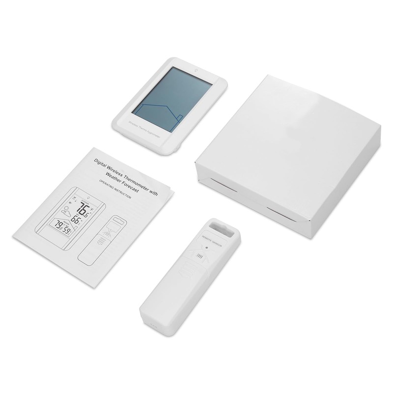 Ankilo Indoor Outdoor Thermometer Wireless Weather Stations, Accurate Digital Hygrometer
