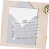 VILLFUL 4pcs Envelope Stencil Templates for Letter Addressing Flexible Writing