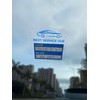 2x2 inch 42 PCS "Next Service Due" Static Cling Labels