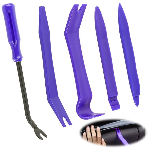 Demontage Werkzeug Auto Verkleidung,5 Stück KFZ Zierleistenkeile Innenraum Verkleidung Hebelwerkzeug