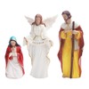 HYHFM Set of 7 Nativity Figurines, Sculpted Hand-Painted Nativity Figures,