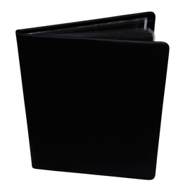 The Model Shop Portfolio Book (20 Pages for 40 Views) (Black Scuba, 9" x 12")