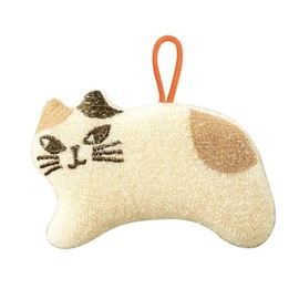Decore Corporation AH-86221 Sparkling Cleaning Sponge, Mike, Size (W x D x H): Approx. 5.5 x 3.6 inches (14 x 9.5 x 3.6 cm) (not including strings)