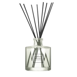 Difusor Bellevue, Difusor de Vidrio Lleno de 6 fl oz, Fragancias Altamente Concentradas con Aceites Esenciales, Fragancia para el Hogar, Aroma: Flores de Azafrán