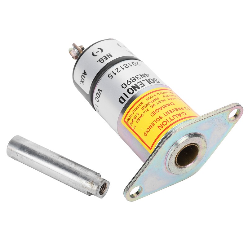 Fuel Shut Off Solenoid Valve DC12V Excavator Stop Oil Electric