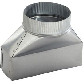 Broan/Nutone 412H Round Transition Duct for Range Hoods and Bath Ventilation Fans - 7