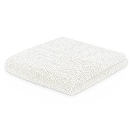 DecoKing Handtuch 100% Baumwolle Bordüre 50x90 cm Andrea Weiß