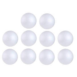 10PCS 3 Inch White Foam Balls Polystyrene Craft Balls Styrofoam Balls for Art, Craft, Household, School Projects and Christmas Easter Party Decorations