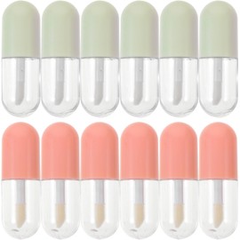 POPETPOP Tubo Labial Recargable 20 Unidades Pequeñas para Brillo Labial Diseño Ligero y Compacto Adecuado para Viaje y Bolsillo de Mujer