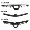 Stunning Front Bumper Upper & Lower Grille Assembly For 2017