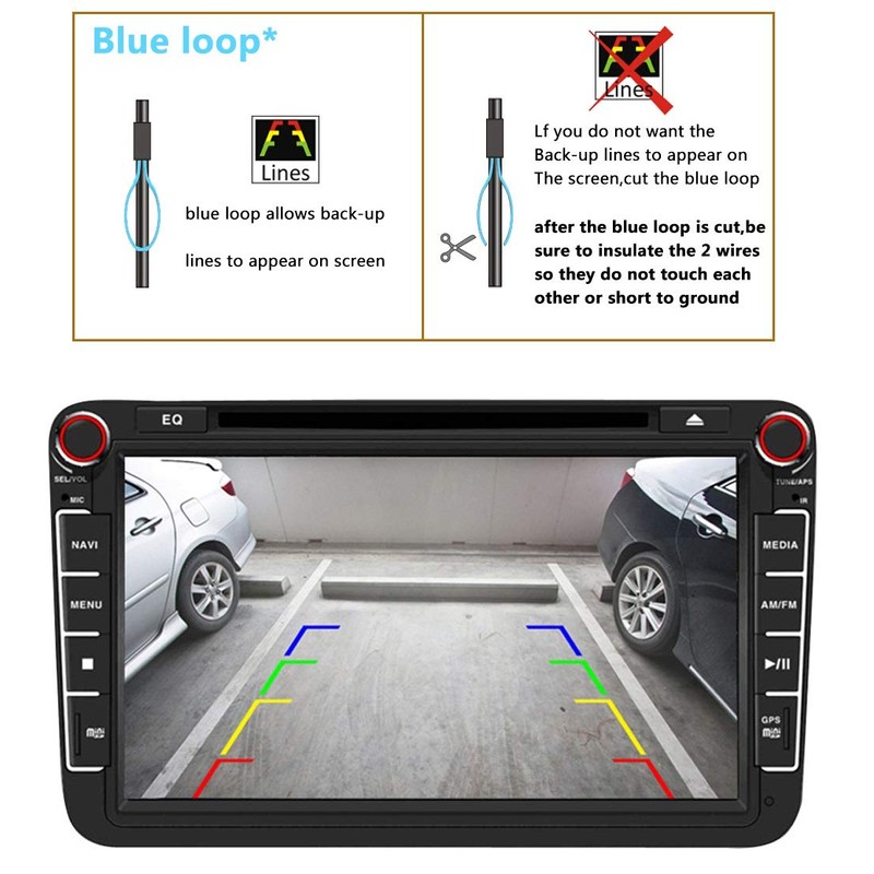 Colour Reversing Camera Integrated into Number Plate Lighting LED Number