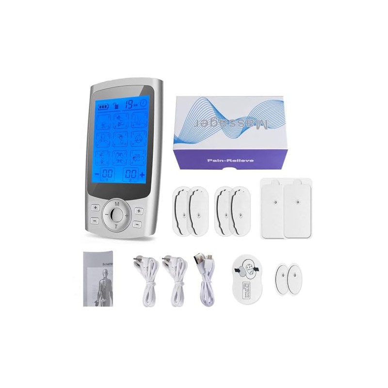 E T EASYTAO | TENS Electroestimulador Muscular, con 36 Modos