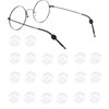 OPUGIT Silicone Eyeglasses Temple Grips, Mini Round Eyewear Retainer, Anti-Slip