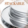 Bekith 2 Pack Communion Plates for Church, Communion Ware Stainless