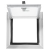 RecPro RV Square Baggage Door | Diamond Surface Plate |