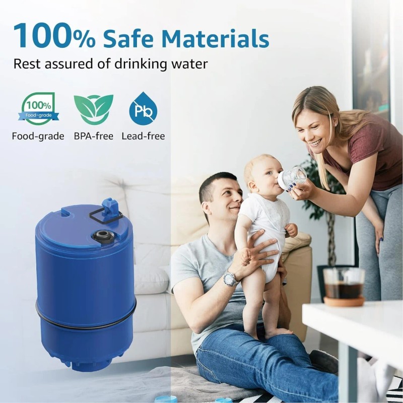 AQUA CREST Water Filter Replacement for RF-9999® Faucet , NSF