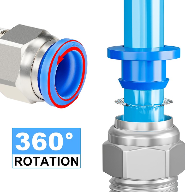 1/2″OD Compressed Air Piping System and Shop Air Line Kit