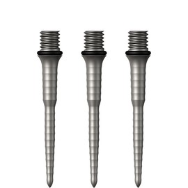 Mission Darts Points Titan Ripple | Titanium Conversion Point | 30mm | Black (X2660)