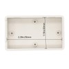 Zulkit 5Pcs Project Boxes ABS Plastic Electrical Project Power Case